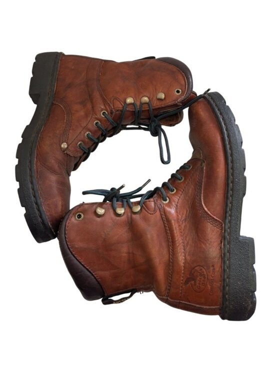 Georgia Boot Mens 8 M Eagle Light Work Boots G8083 Russet Wildwood Leather main image 11